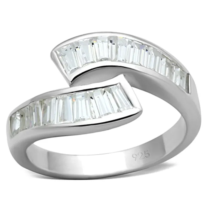 Alamode Rings LOS705 Silver 925 Sterling Silver Ring with AAA Grade CZ in Clear Alamode Rings LOS705 Silver 925 Sterling Silver Ring with AAA Grade CZ in Clear