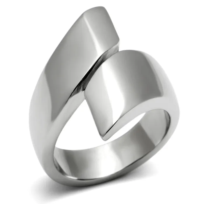 Alamode Rings TK516 High polished no plating Stainless Steel Ring with No Stone