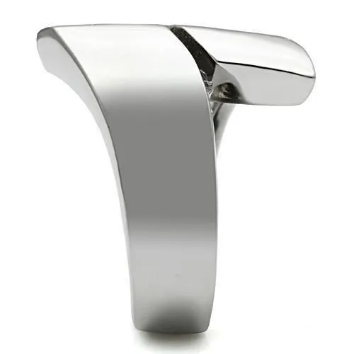 Alamode Rings TK516 High polished no plating Stainless Steel Ring with No Stone