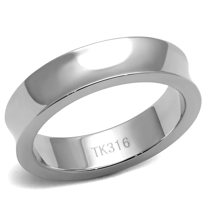 Alamode TK2561 High polished no plating Stainless Steel Ring with No Stone Rings Alamode TK2561 High polished no plating Stainless Steel Ring with No Stone Rings