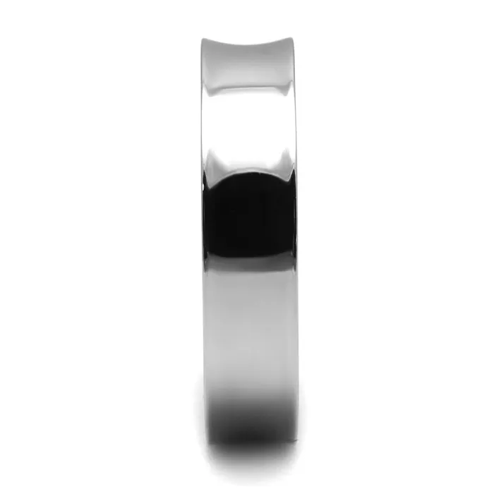 Alamode TK2561 High polished no plating Stainless Steel Ring with No Stone Rings
