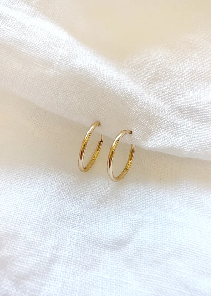 Bella Hoop 16mm Bella Wren Jewelry Earrings