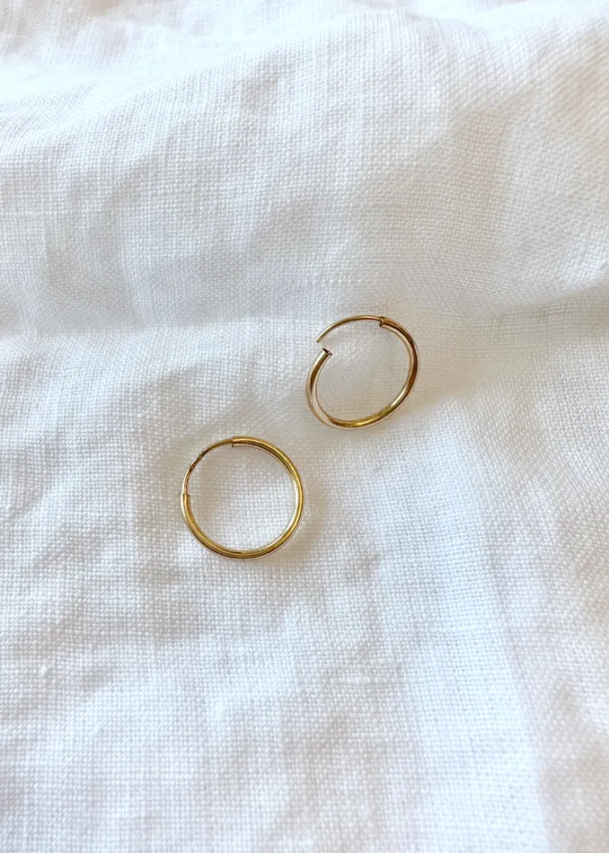 Bella Hoop 16mm Bella Wren Jewelry Earrings