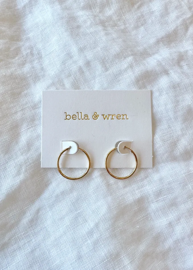 Bella Hoop 16mm Bella Wren Jewelry Earrings
