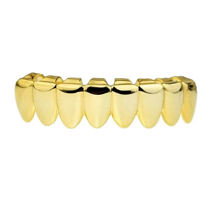 Bling Cartel Admin PreStyled Sets 14K Gold Plated 8 Bottom Teeth Eight Tooth Plain Grillz Bling Cartel Admin PreStyled Sets 14K Gold Plated 8 Bottom Teeth Eight Tooth Plain Grillz