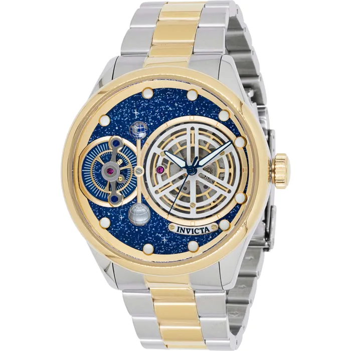 Bracelets Invicta Invicta Mens Watch Vintage Automatic Blue Open Heart Dial Two Tone Bracelet 44898 Bracelets Invicta Invicta Mens Watch Vintage Automatic Blue Open Heart Dial Two Tone Bracelet 44898
