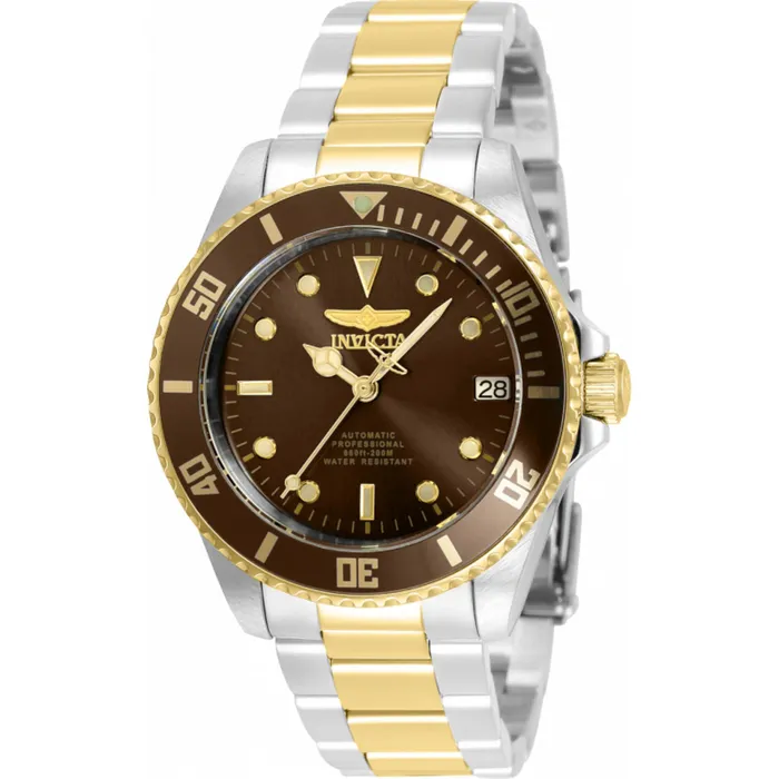 Bracelets Invicta Invicta Womens Watch Pro Diver Automatic Desert Sand Dial Two Tone Bracelet 35716