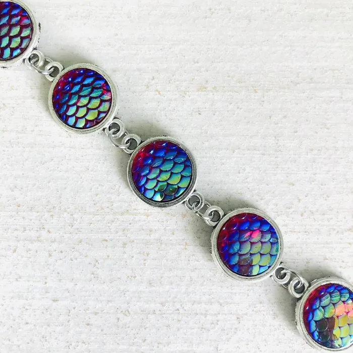  Bracelets Mermaid Tail Multi Bead Bracelet
