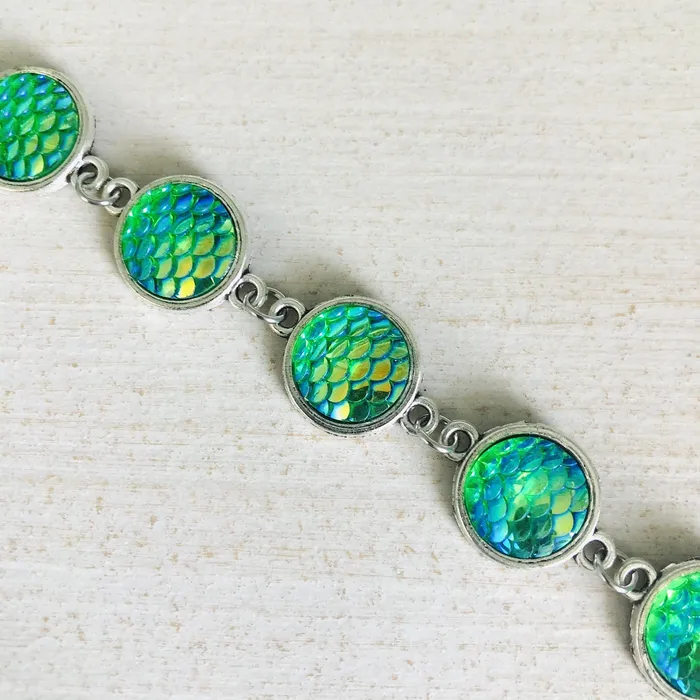  Bracelets Mermaid Tail Multi Bead Bracelet