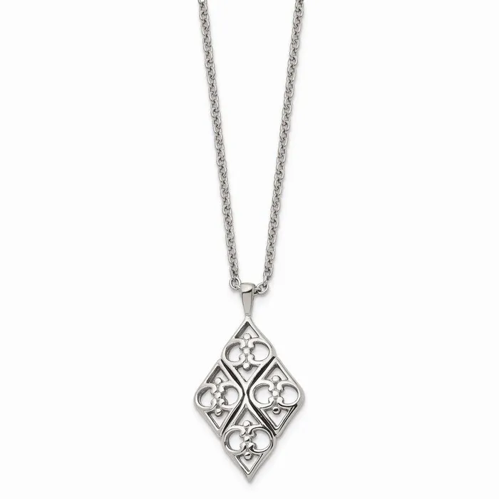 Chisel Necklaces Stainless Steel Polished Necklace Chisel Necklaces Stainless Steel Polished Necklace