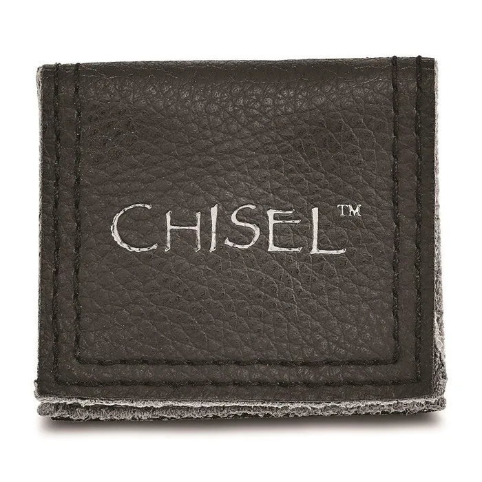Chisel Rings Cobalt Black Carbon Fiber Inlay 8mm Polished Band Chisel Rings Cobalt Black Carbon Fiber Inlay 8mm Polished Band