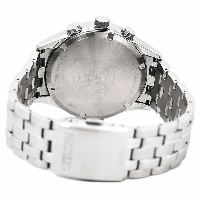 Citizen Mens Chronograph Watch Chandler EcoDrive Matte Grey Dial Steel Bracelet Citizen Bracelets Citizen Mens Chronograph Watch Chandler EcoDrive Matte Grey Dial Steel Bracelet Citizen Bracelets