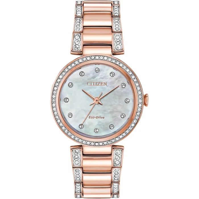 Citizen Womens Watch Silhouette Crystal White MOP Dial Bracelet EM084351D Citizen Bracelets Citizen Womens Watch Silhouette Crystal White MOP Dial Bracelet EM084351D Citizen Bracelets