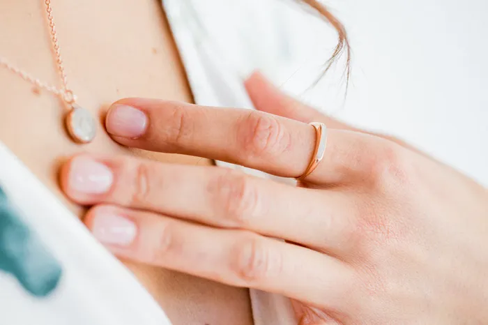 closebymejewelry Rings Smooth Band Cremation Ring in 14K Yellow Gold