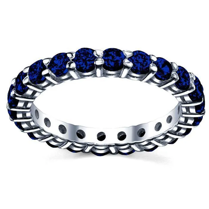 deBebians Rings 200 cttw Sapphire Eternity Ring