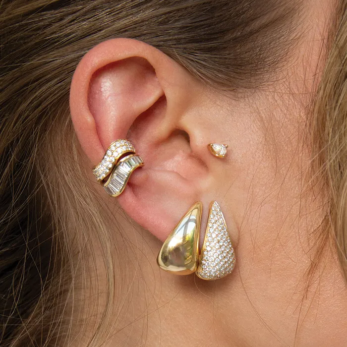 Earrings anitako DIAMOND CLAW EARRINGS Earrings anitako DIAMOND CLAW EARRINGS