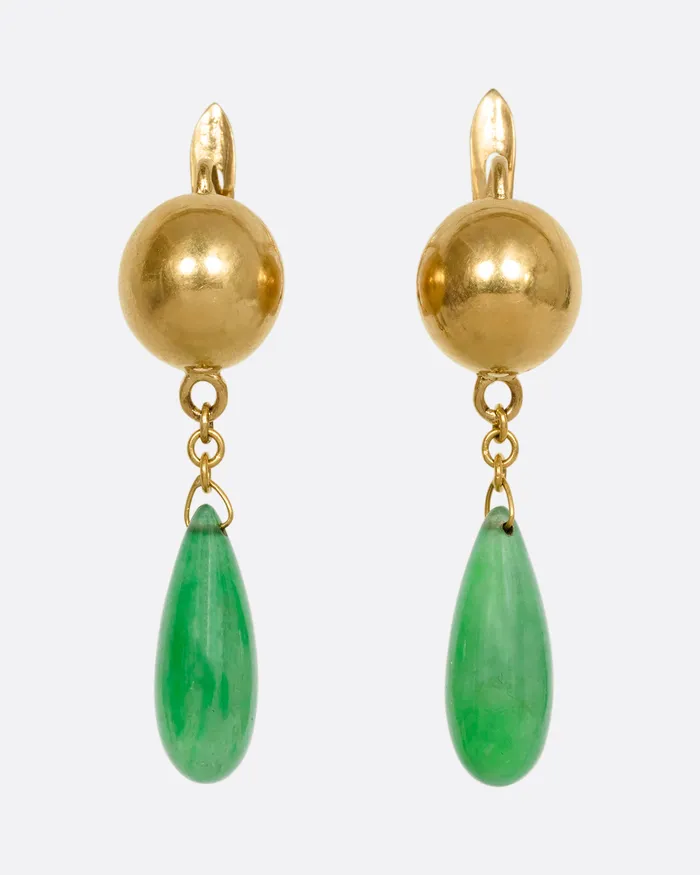 Earrings EXCALIBUR Jade Drop Earrings