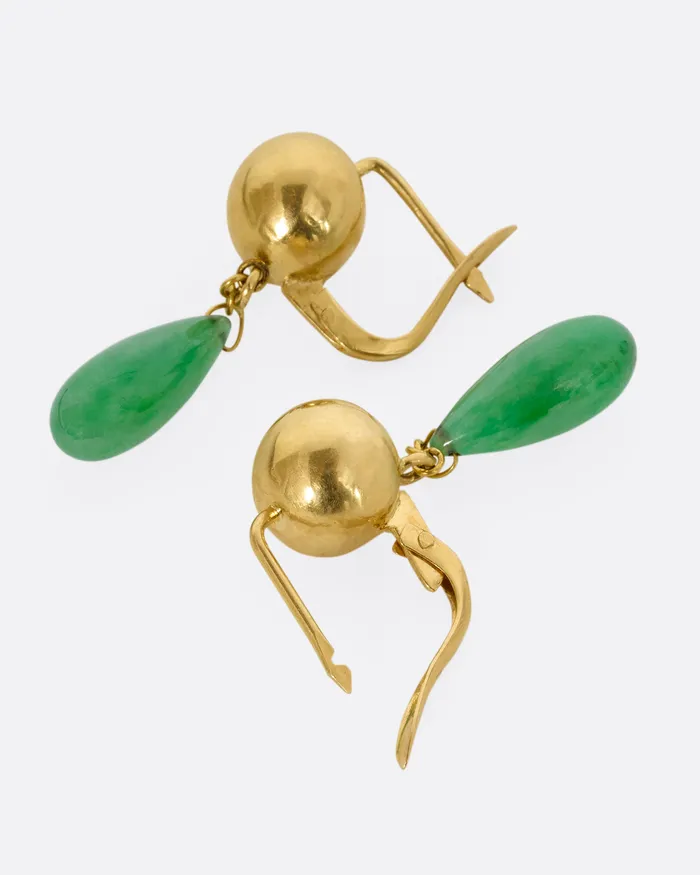 Earrings EXCALIBUR Jade Drop Earrings Earrings EXCALIBUR Jade Drop Earrings