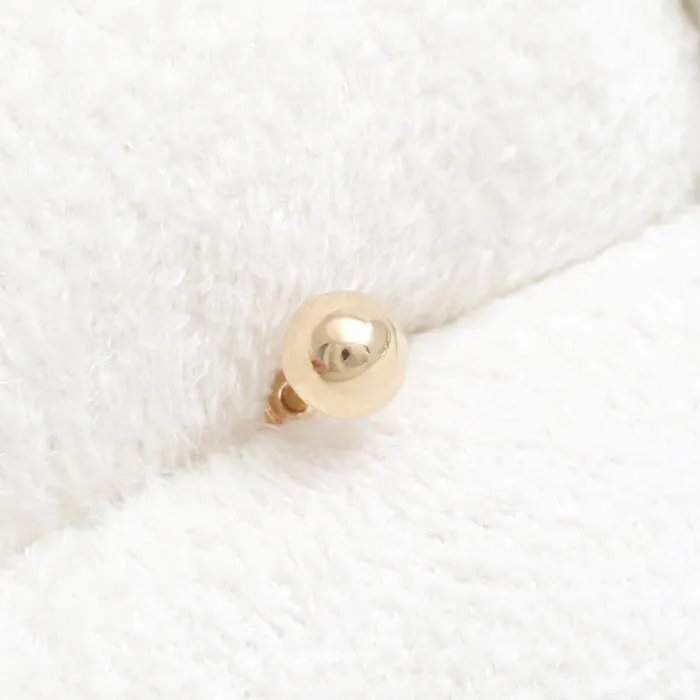 from J Shop Earrings 4mm Hemisphere Ear Piercing