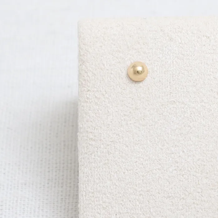from J Shop Earrings 4mm Hemisphere Ear Piercing