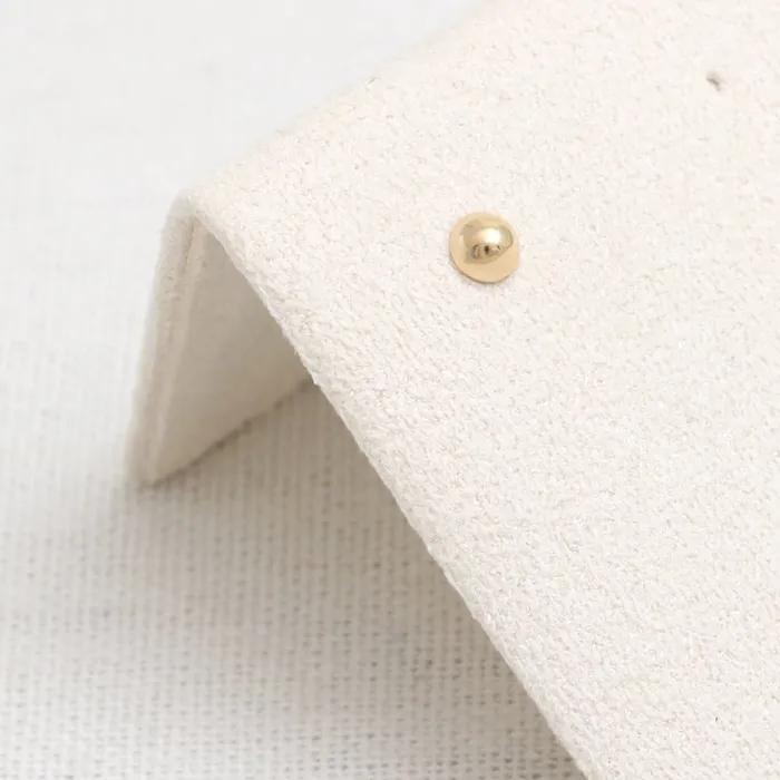from J Shop Earrings 4mm Hemisphere Ear Piercing