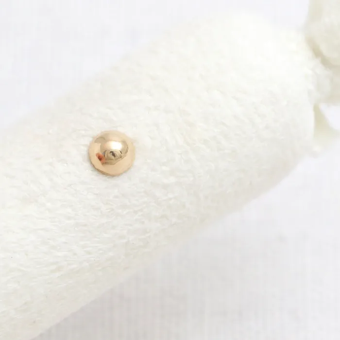 from J Shop Earrings 4mm Hemisphere Ear Piercing