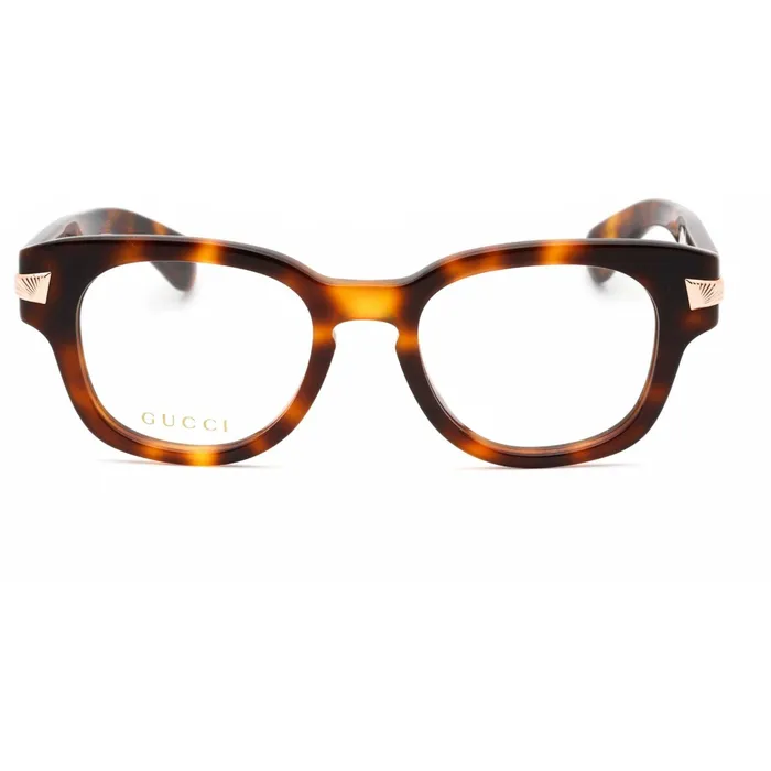 Gucci Mens Eyeglasses Havana Cat Eye Full Rim Plastic Frame GG1518O 002 Gucci Earrings