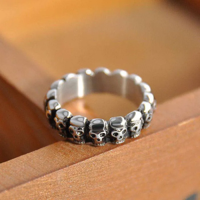Hip Hop Fresh Jewelry Rings Skull Headz Ring
