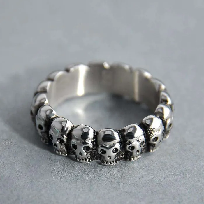 Hip Hop Fresh Jewelry Rings Skull Headz Ring