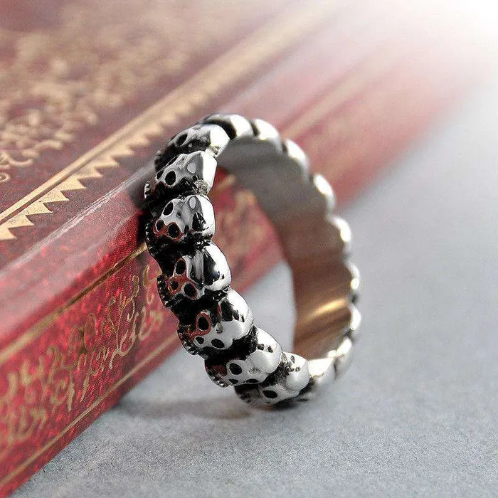 Hip Hop Fresh Jewelry Rings Skull Headz Ring