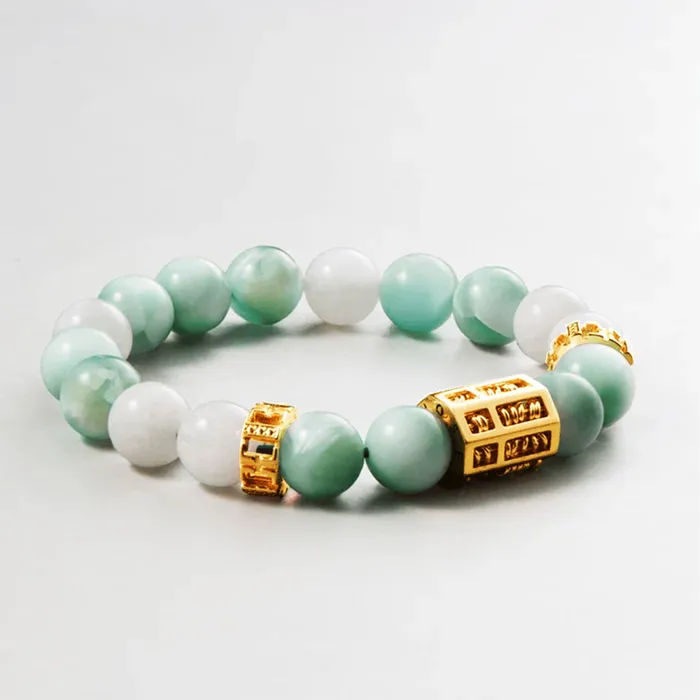 Hoseiki Jewelry Bracelets Triple Wealth Abacus Bracelet The Clover