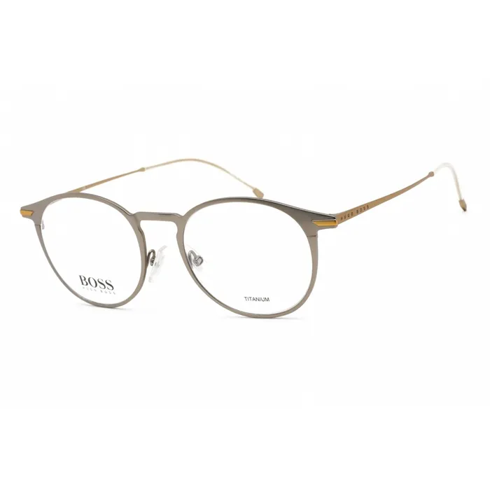 Hugo Boss Mens Eyeglasses Matte Ruthenium Titanium Round Frame BOSS 1252 0R81 00 Hugo Boss Rings Hugo Boss Mens Eyeglasses Matte Ruthenium Titanium Round Frame BOSS 1252 0R81 00 Hugo Boss Rings