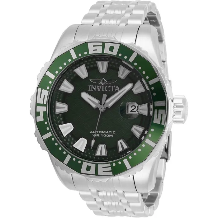 Invicta Bracelets Invicta Mens Automatic Watch Pro Diver Green Dial Stainless Steel Bracelet 30292 Invicta Bracelets Invicta Mens Automatic Watch Pro Diver Green Dial Stainless Steel Bracelet 30292