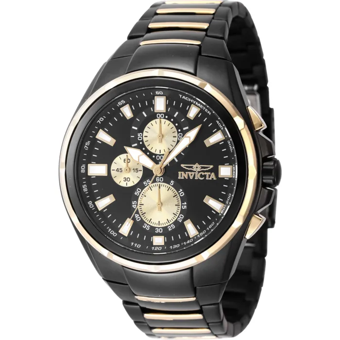 Invicta Bracelets Invicta Mens Watch Sea Vulture Chrono Black and Gold Dial Steel Bracelet 47823 Invicta Bracelets Invicta Mens Watch Sea Vulture Chrono Black and Gold Dial Steel Bracelet 47823