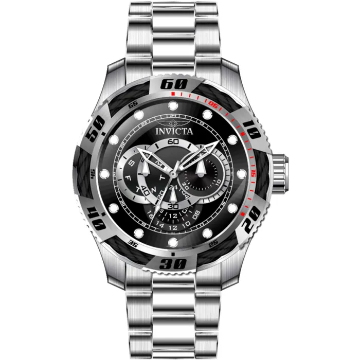 Invicta Bracelets Invicta Mens Watch Speedway Quartz Black and Silver Dial Steel Bracelet 45755 Invicta Bracelets Invicta Mens Watch Speedway Quartz Black and Silver Dial Steel Bracelet 45755