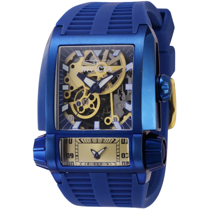 Invicta Invicta Mens Watch Akula Blue and Gold Tone Skeleton Dial Silicone Strap 41730 Rings Invicta Invicta Mens Watch Akula Blue and Gold Tone Skeleton Dial Silicone Strap 41730 Rings