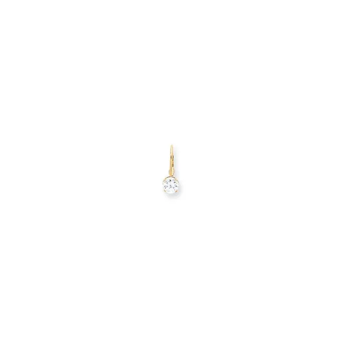 Jewelry Earrings 14k 6mm Round Leverback Earring Mounting No Stones Included Jewelry Earrings 14k 6mm Round Leverback Earring Mounting No Stones Included