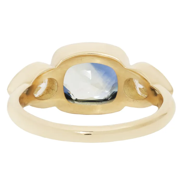 Lauren Wolf Jewelry Azure Sapphire Diamond Ring Rings