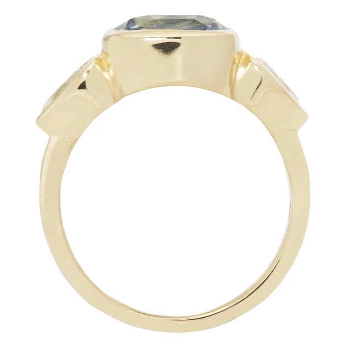 Lauren Wolf Jewelry Azure Sapphire Diamond Ring Rings