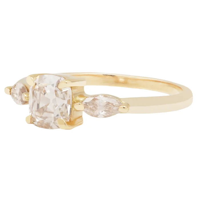 Lauren Wolf Jewelry Champagne Diamond Harmony Ring Rings