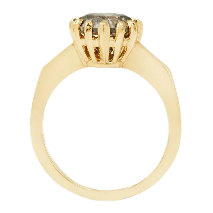Lauren Wolf Jewelry Rings Golden Noir Diamond Ring