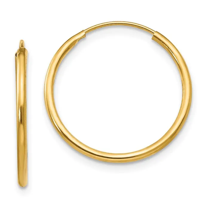 Madi K Kids 14k Endless Hoop Earrings Jewelry Earrings