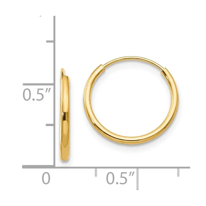 Madi K Kids 14k Endless Hoop Earrings Jewelry Earrings Madi K Kids 14k Endless Hoop Earrings Jewelry Earrings