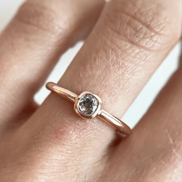 Marrow Fine Rings 36ct Old Mine Diamond Sweet Pea Ring