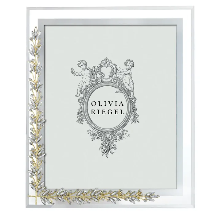 Olivia Riegel Gold Silver Laurel 8 x 10 Frame Olivia Riegel Earrings