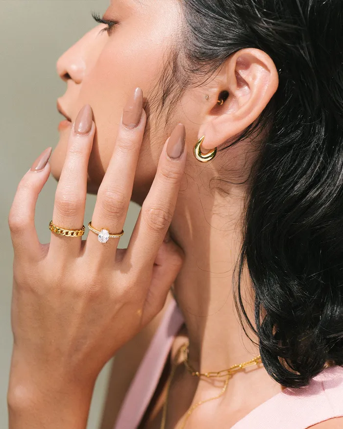Penny Pairs PreStyled Sets Frida Gold Hoops Penny Pairs PreStyled Sets Frida Gold Hoops