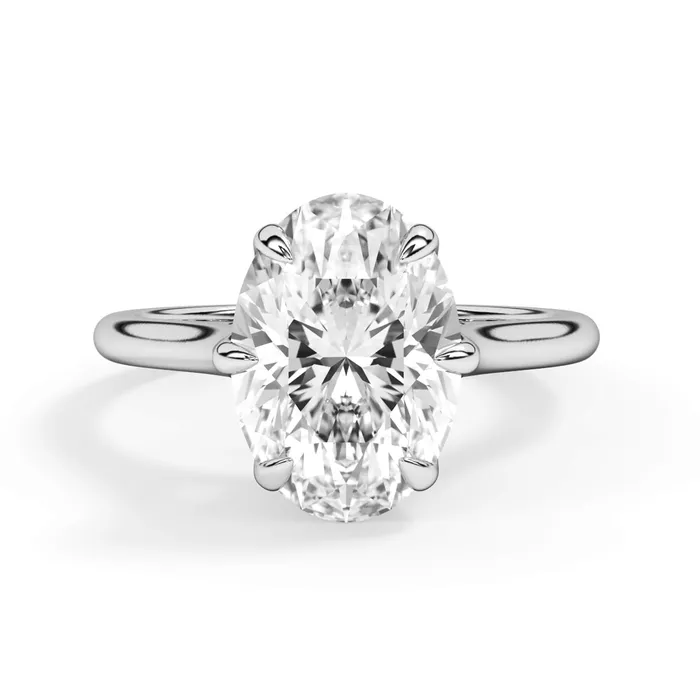 Petal Basket Solitaire Engagement Ring Setting deBebians Rings