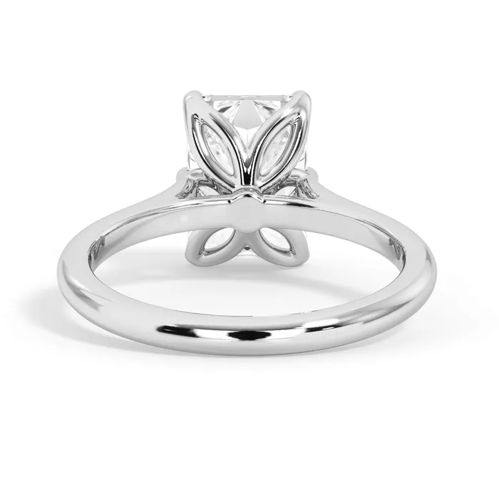 Petal Basket Solitaire Engagement Ring Setting deBebians Rings Petal Basket Solitaire Engagement Ring Setting deBebians Rings