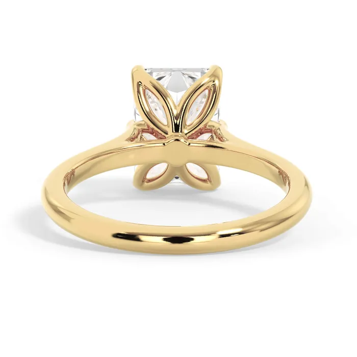 Petal Basket Solitaire Engagement Ring Setting deBebians Rings Petal Basket Solitaire Engagement Ring Setting deBebians Rings