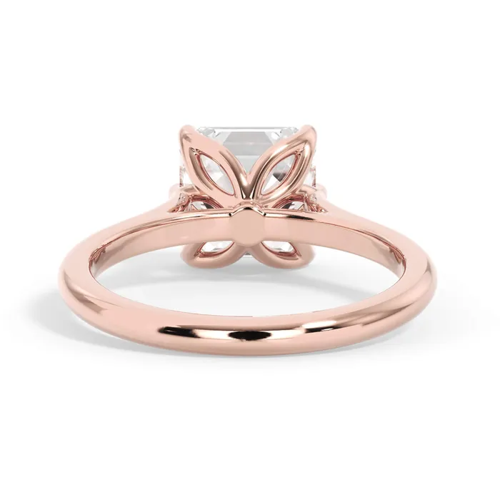 Petal Basket Solitaire Engagement Ring Setting deBebians Rings Petal Basket Solitaire Engagement Ring Setting deBebians Rings